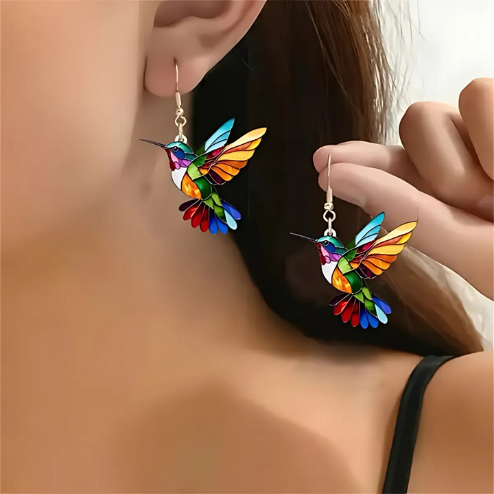 Beautiful necklace with swallow and earrings as a gift – Limited time offer