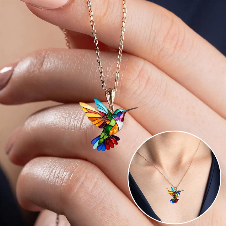 Beautiful necklace with swallow and earrings as a gift – Limited time offer