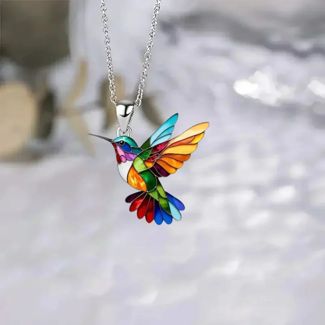 Beautiful necklace with swallow and earrings as a gift – Limited time offer
