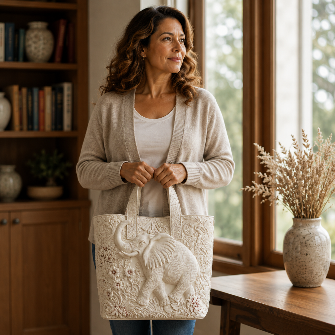Handmade Elephant Design Bag