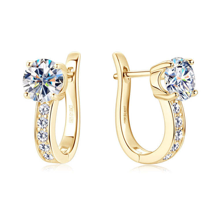 Gold Huggie Earrings