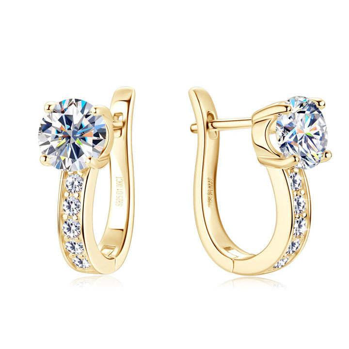 Gold Huggie Earrings