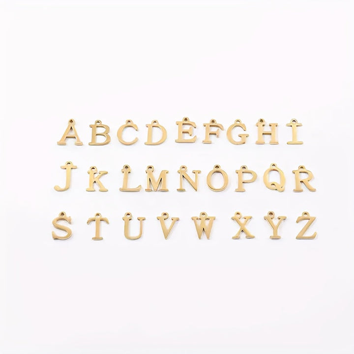Gold Bracelet with Intersecting Initials