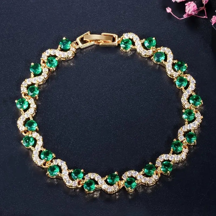 Diana Emerald Bracelet