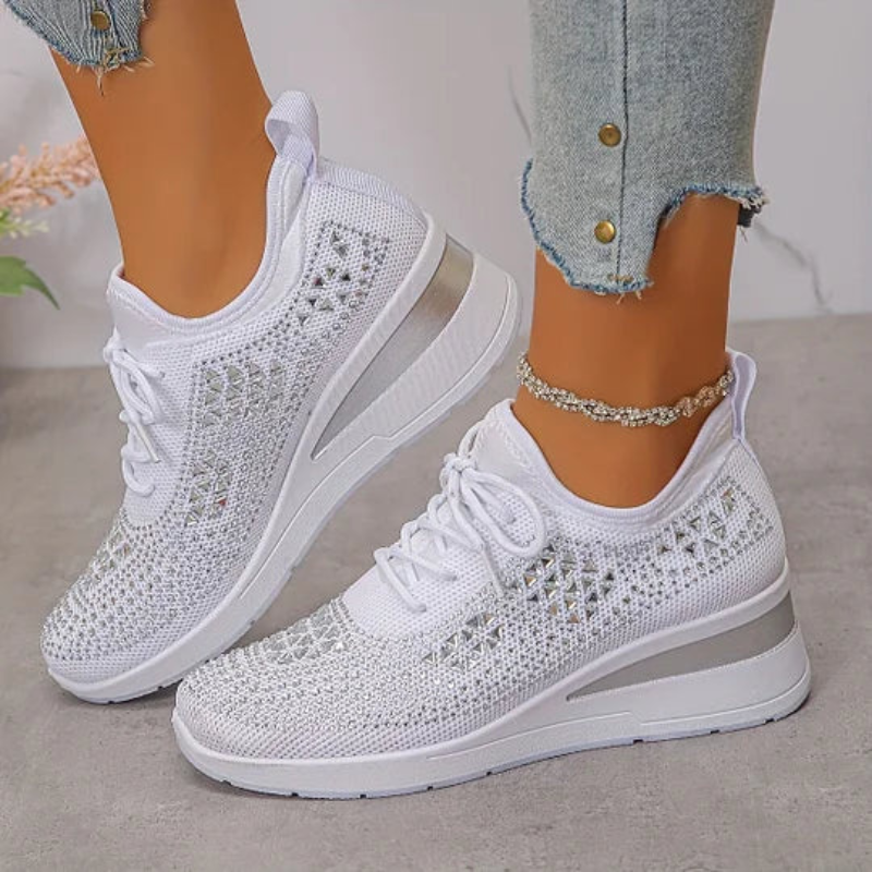 Maris - Ventilated Sports Shoes with Platform