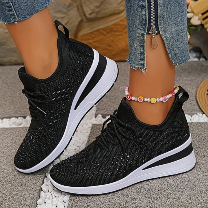 Maris - Ventilated Sports Shoes with Platform