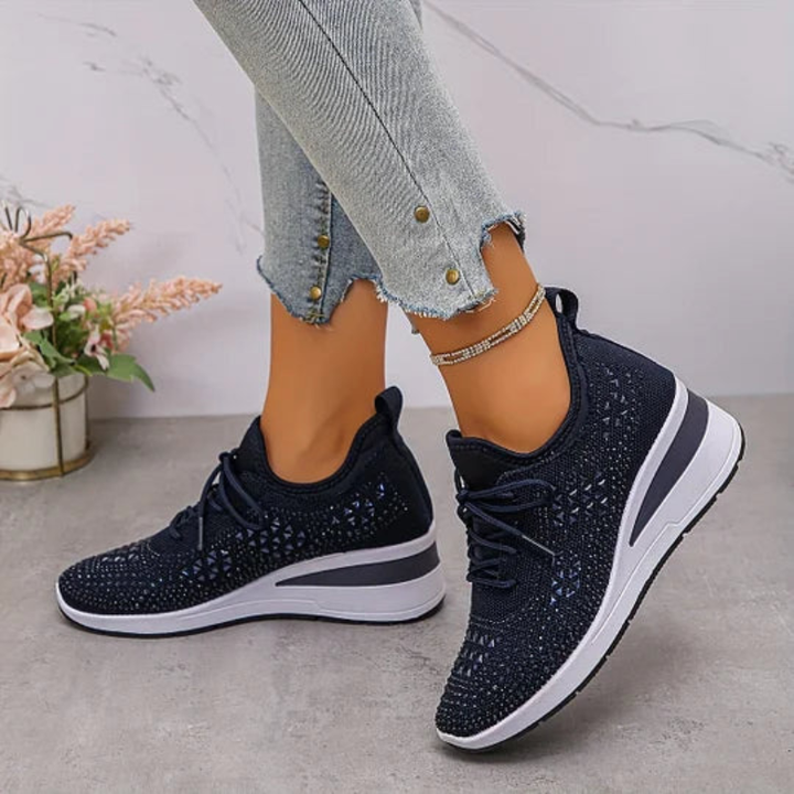 Maris - Ventilated Sports Shoes with Platform