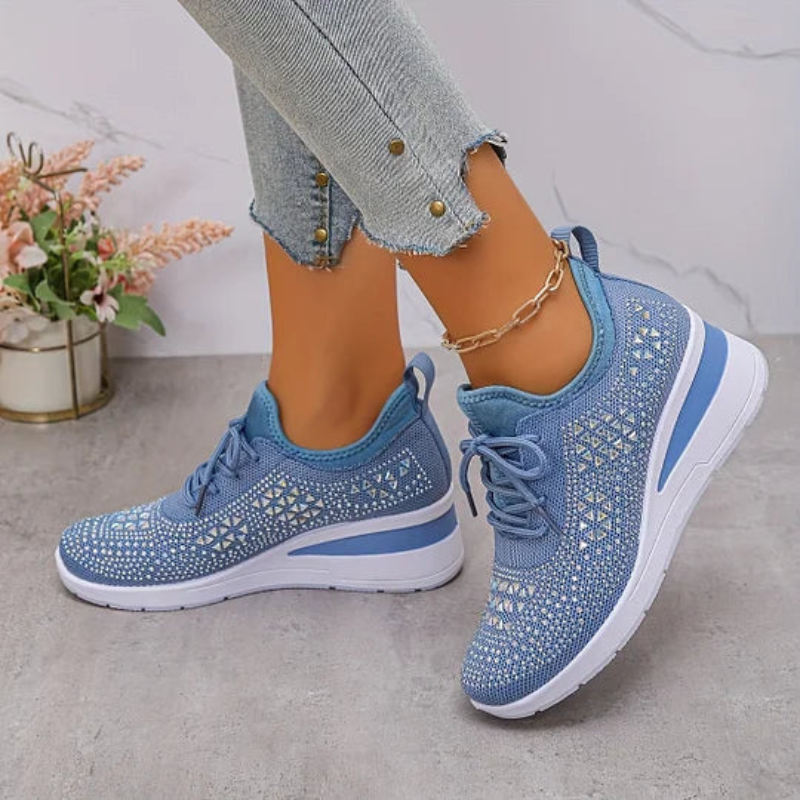 Maris - Ventilated Sports Shoes with Platform