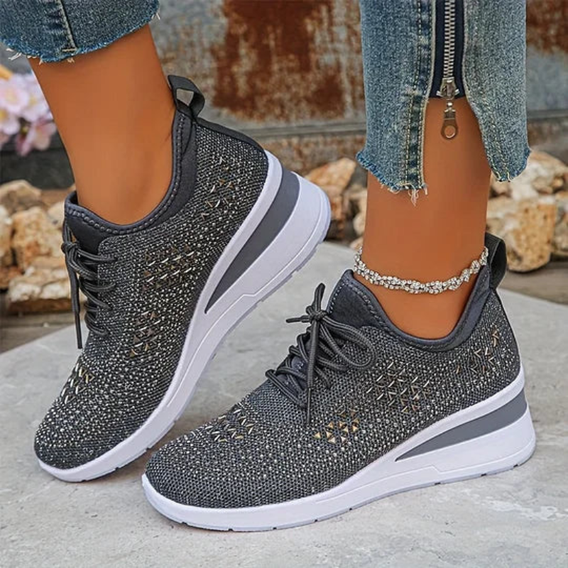 Maris - Ventilated Sports Shoes with Platform