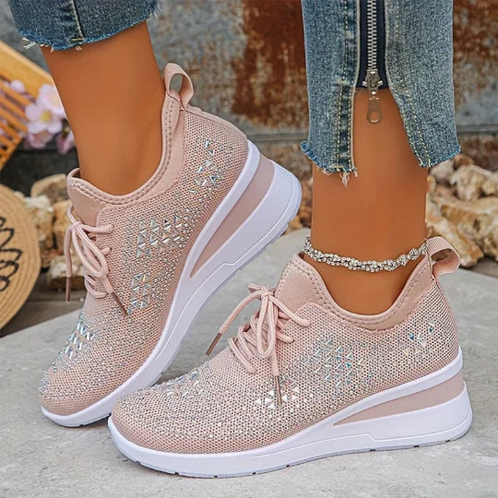 Maris - Ventilated Sports Shoes with Platform