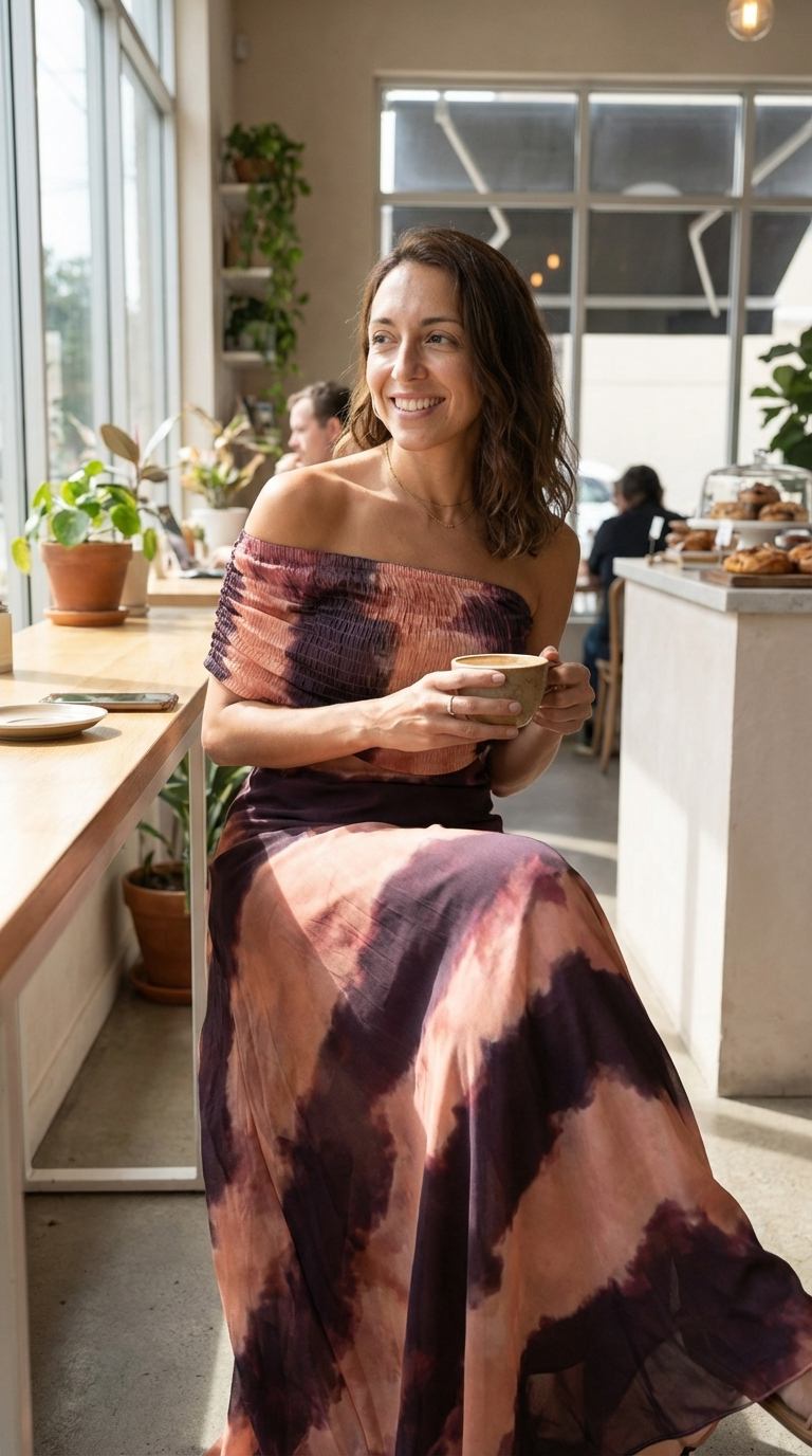 Sol | Long Tie Dye Dress