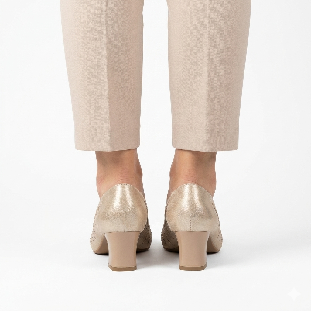 High Heel Lightweight Moccasins