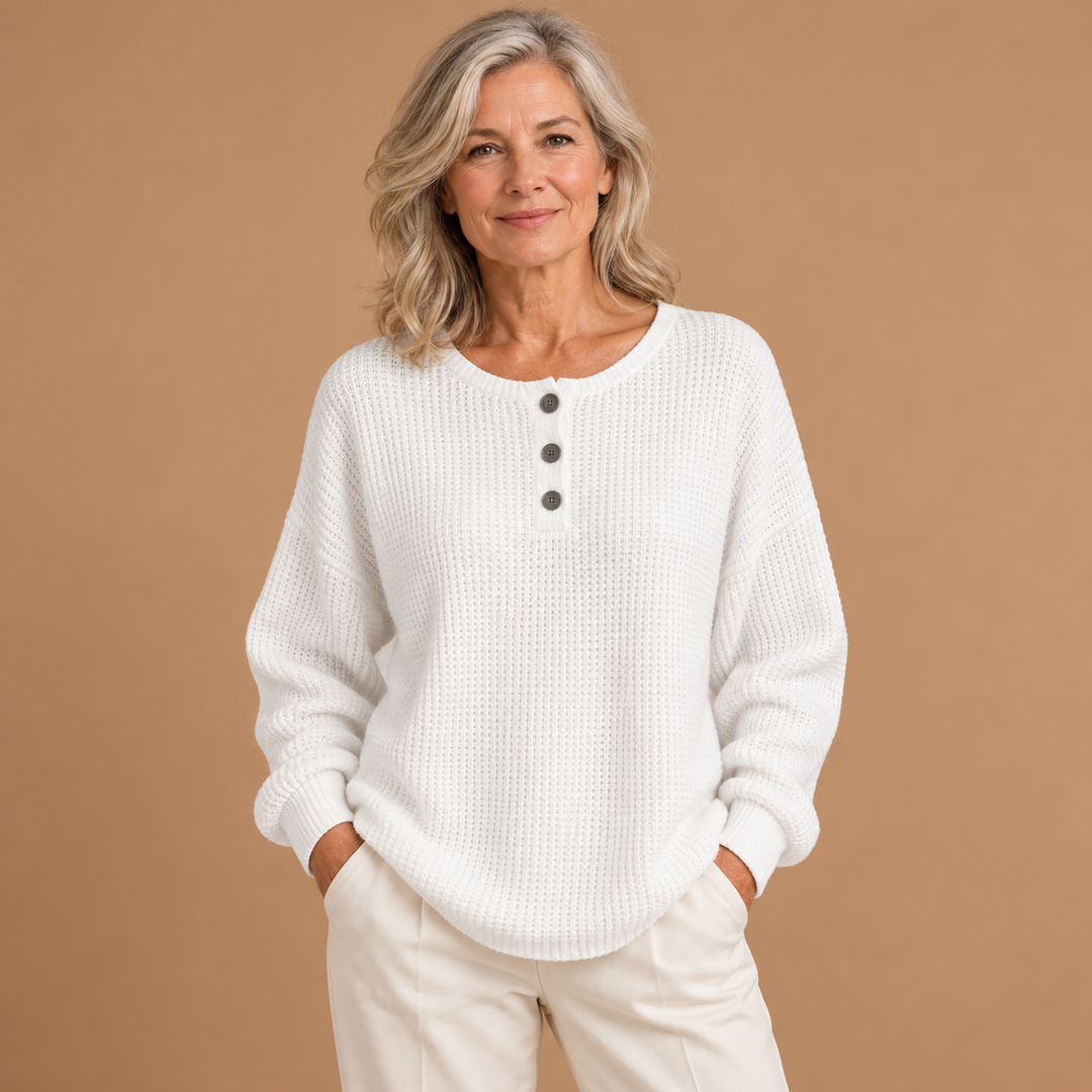 Aisling - Cosy Waffle Jumper