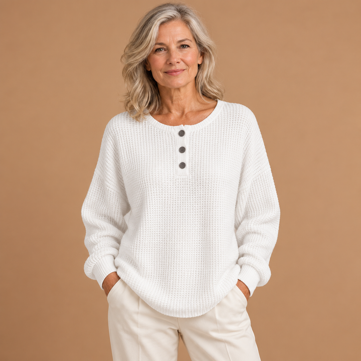 Aisling - Cosy Waffle Jumper