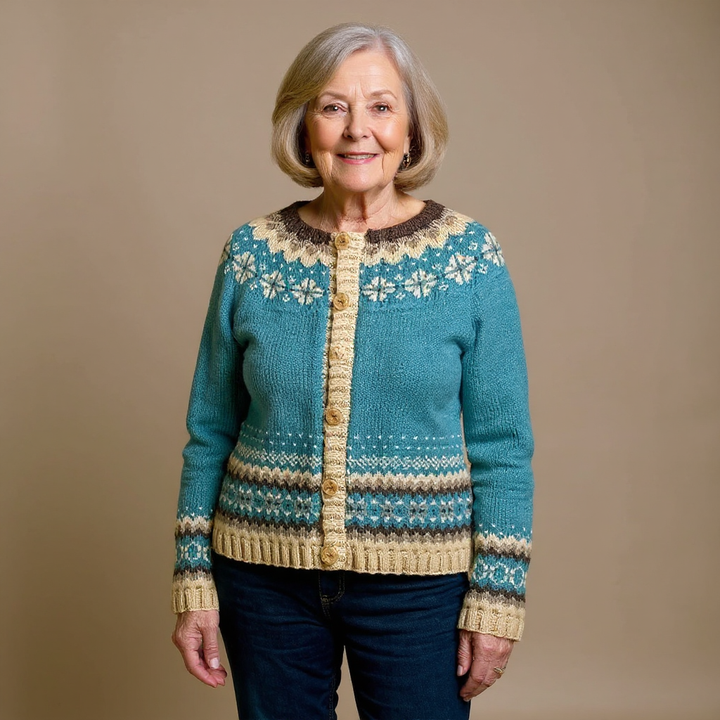 Cassandra | Knitted Cardigan in Vintage Style