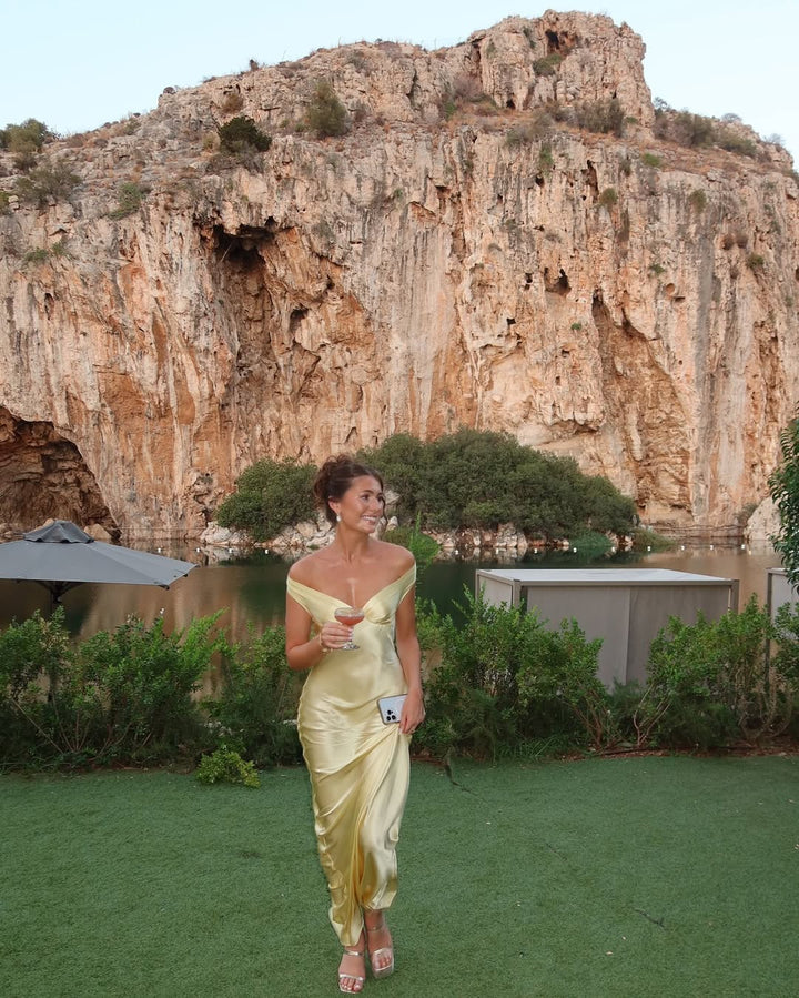 Bárbara - Long Satin Dress