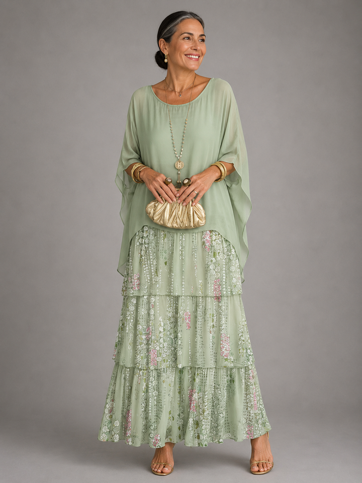 Zoe | Graceful Floral Maxi Dress