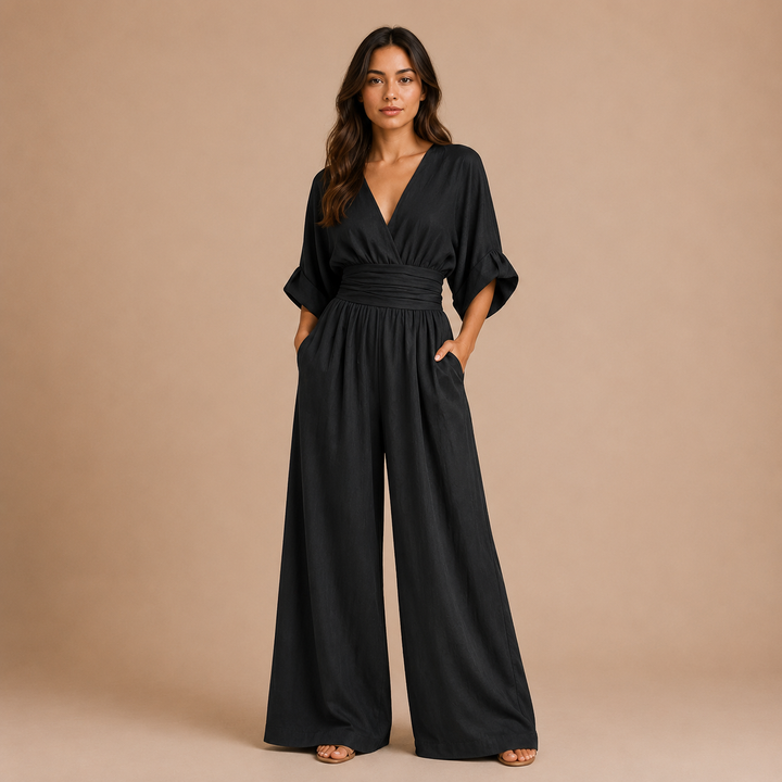 Lidia - Elegant Jumpsuit with V-Neck