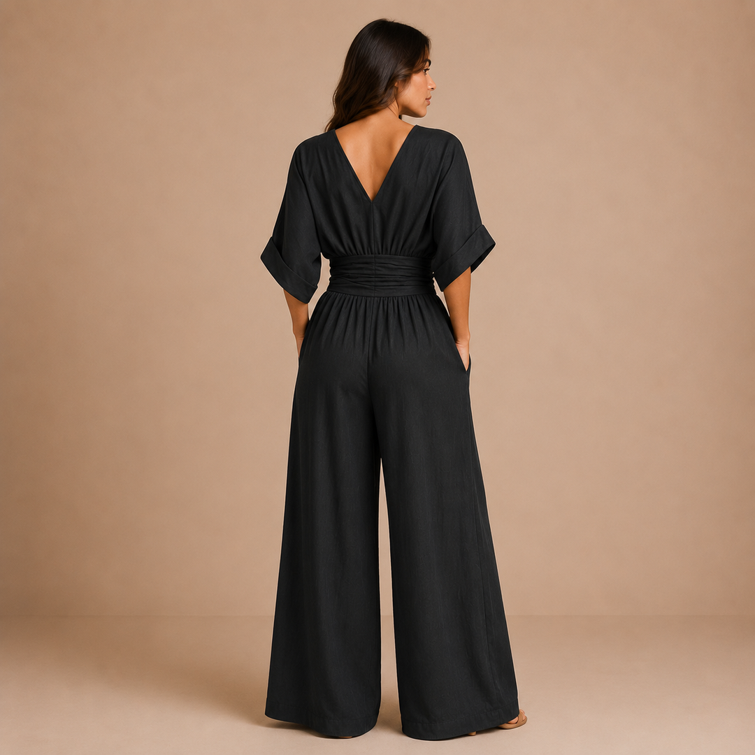 Lidia - Elegant Jumpsuit with V-Neck