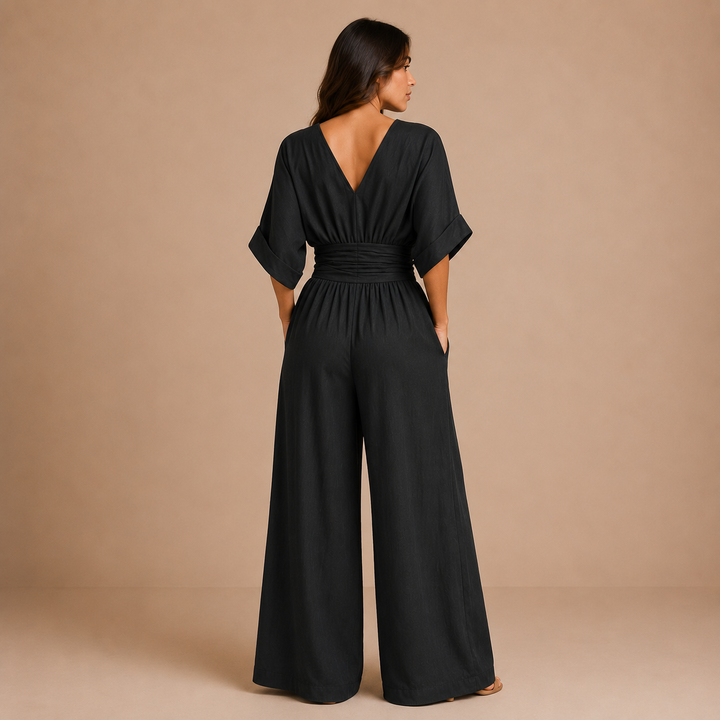 Lidia - Elegant Jumpsuit with V-Neck