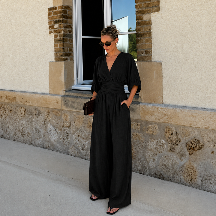 Lidia - Elegant Jumpsuit with V-Neck