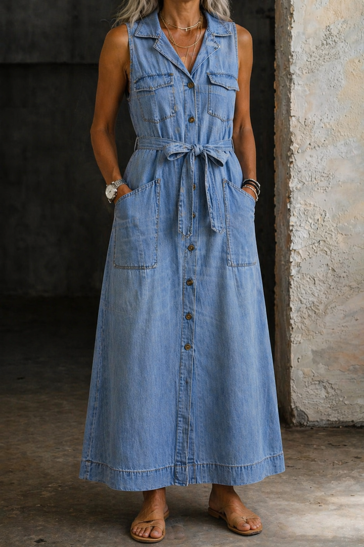 Susana - Classic Denim Dress