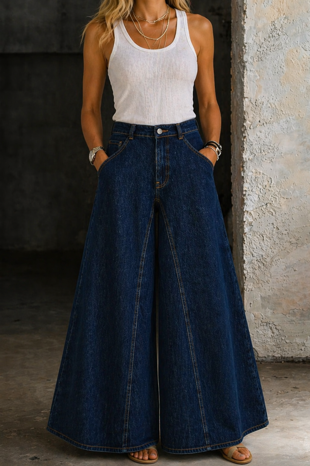 Iva - High-Rise Denim Jeans