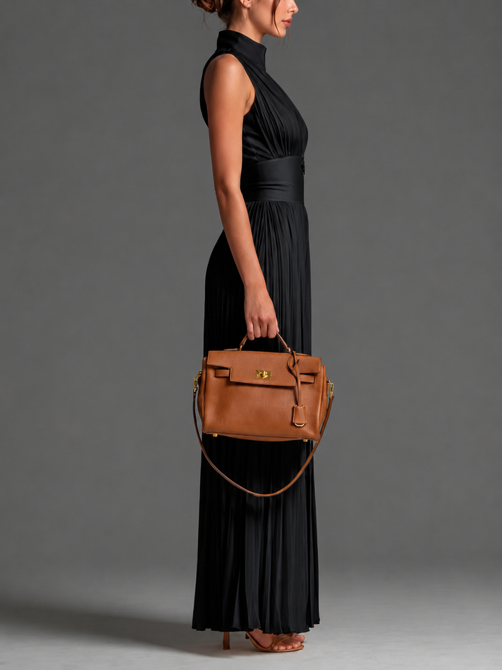 Leontína | Chic Pleated Jumpsuit