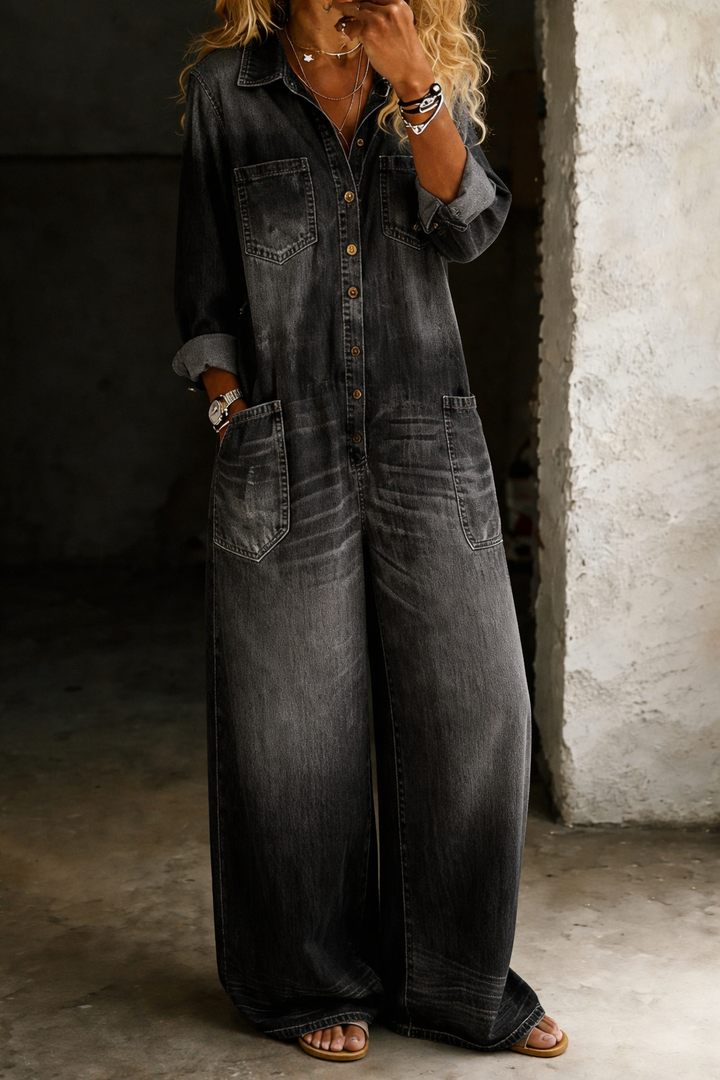 Patrícia - Relaxed Fit Casual Jumpsuit