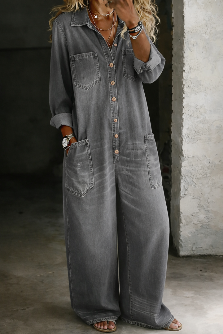 Patrícia - Relaxed Fit Casual Jumpsuit