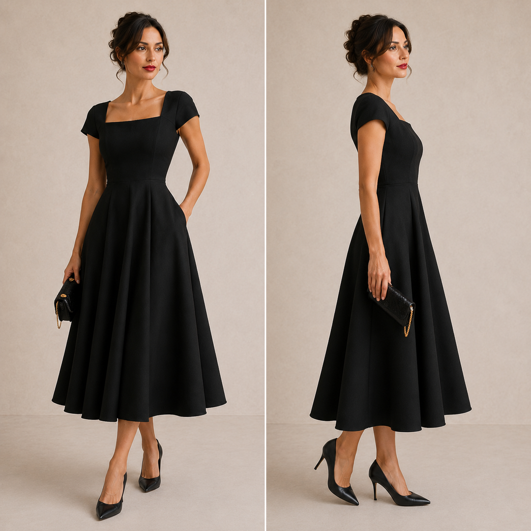 Favia | Floral Midi Dress