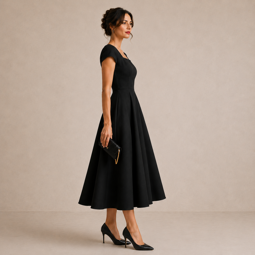 Favia | Floral Midi Dress