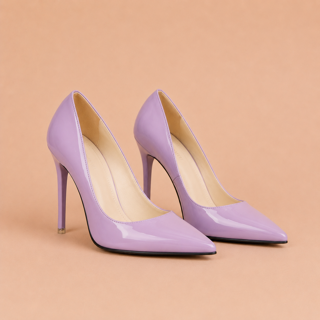 Victoria - Stiletto with elegant pointed toe and two-tone interior