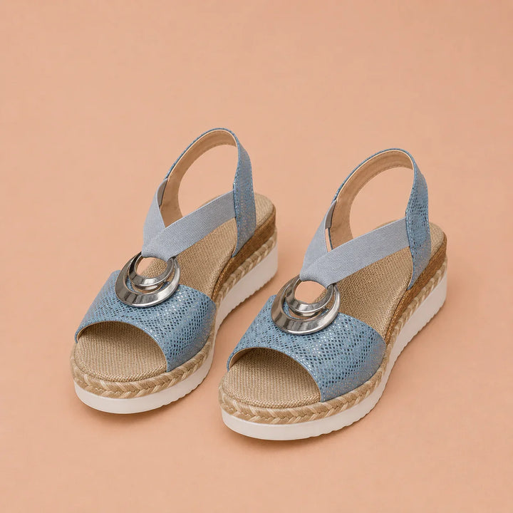 Comfortable Ergonomic Sandals with Elevated Heel