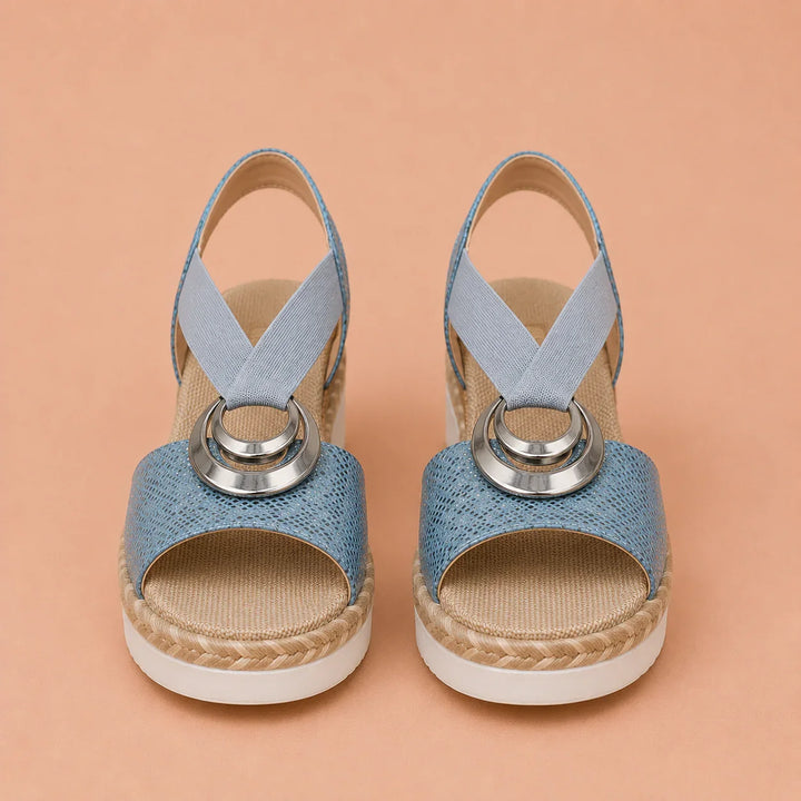 Comfortable Ergonomic Sandals with Elevated Heel