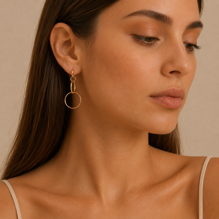 Gold Hoop Earrings