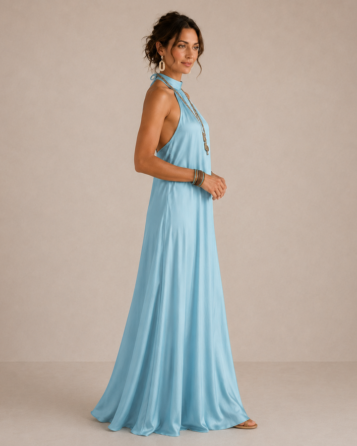 Matilda | Maxi Dress Featuring a Neck Tie
