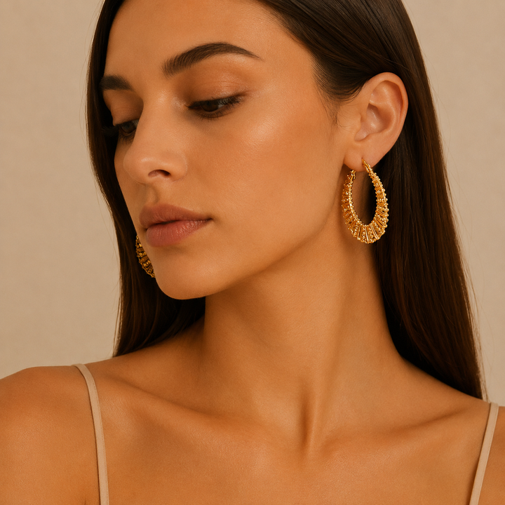 Gold Drop Earrings