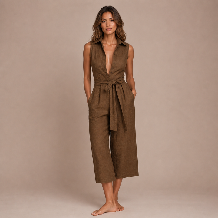 Mara – One-Piece Dress in Earthy Tone