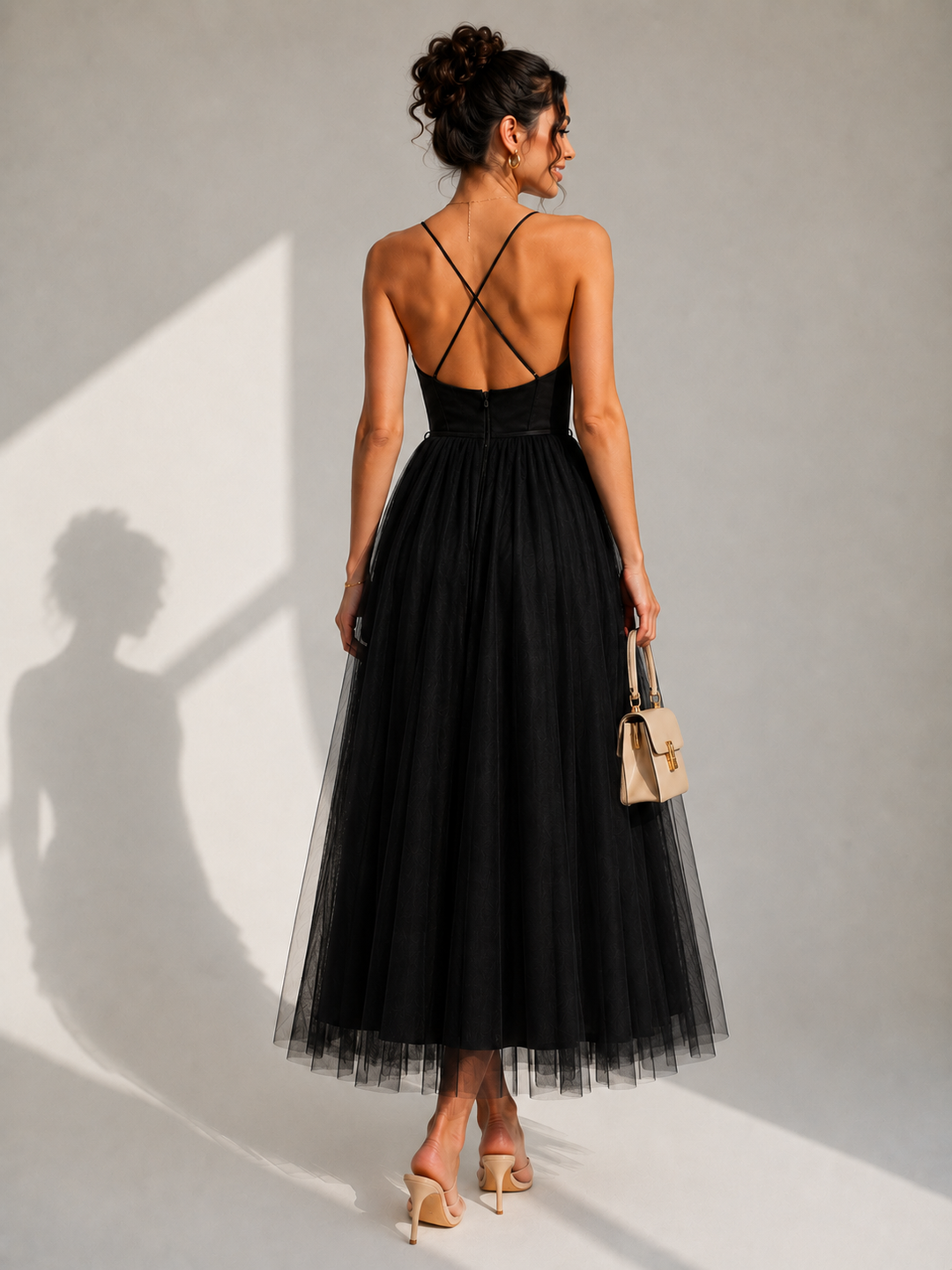 Gina | Waist-Defined Midi Dress