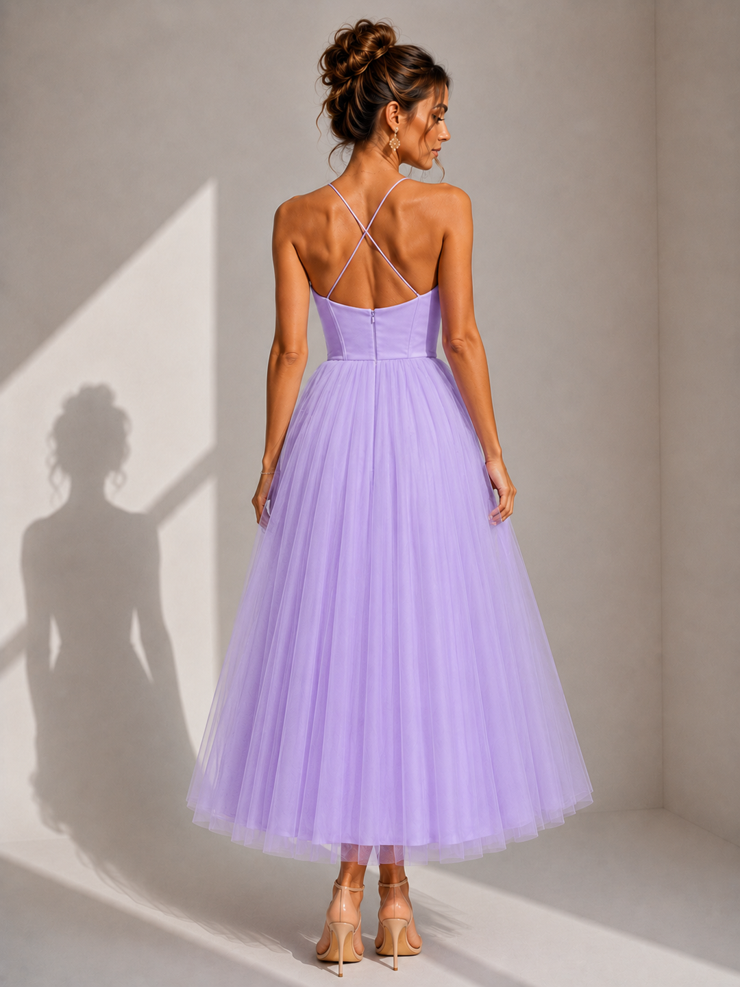 Gina | Waist-Defined Midi Dress