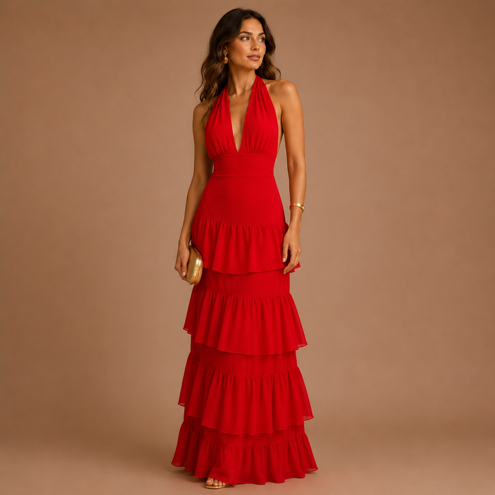 Aljezur - Red Manila Dress