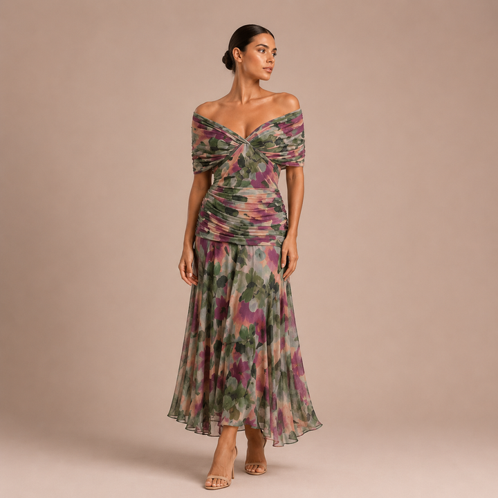 Jump - Long Dress with V Cut