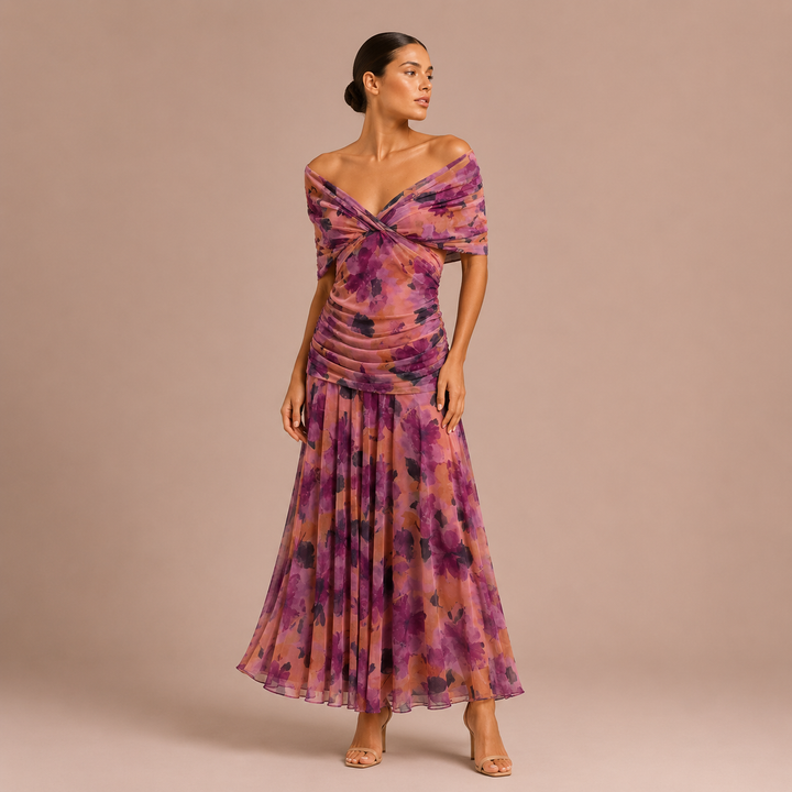 Jump - Long Dress with V Cut