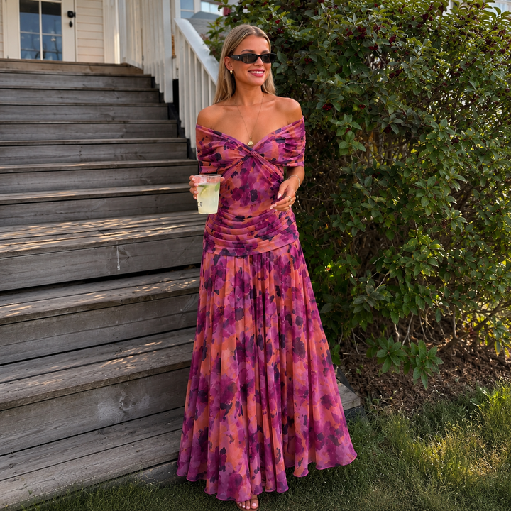 Jump - Long Dress with Impressive Deep Neckline