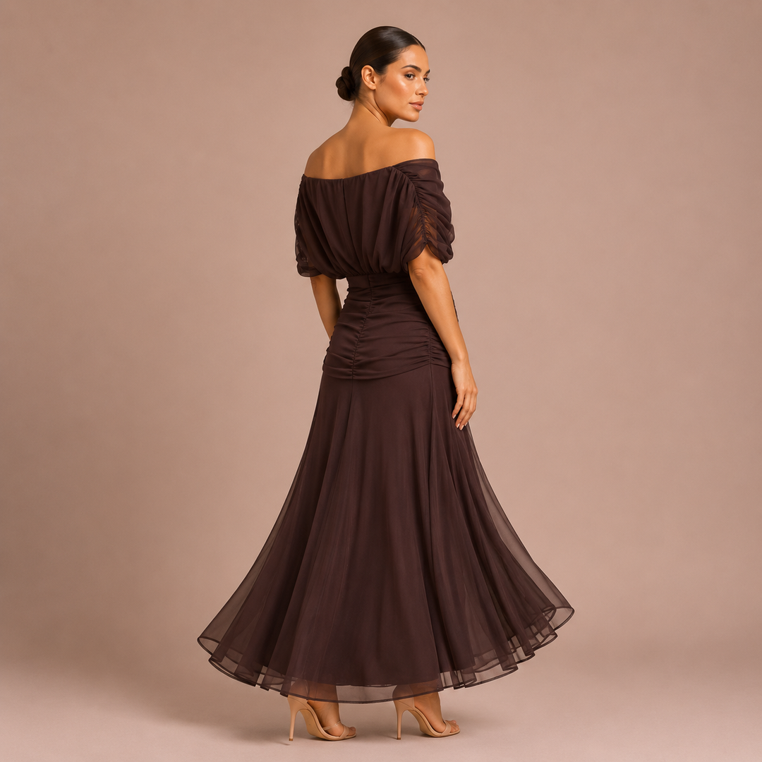 Jump - Long Dress with V Design