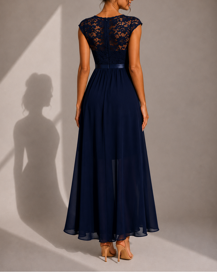 Justína | Ruffled A-Line Maxi Dress