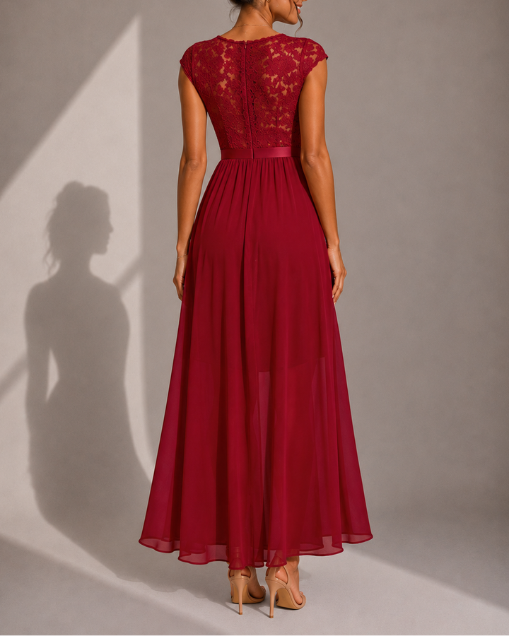 Justína | Ruffled A-Line Maxi Dress