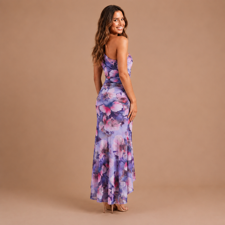 Melina - Dress with Pleated Shoulder