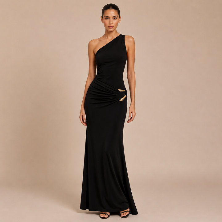 Cecilia - Long Dress with One Shoulder